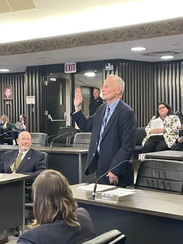 War of words between parties over city legislative district as Nazzaro takes oath of office